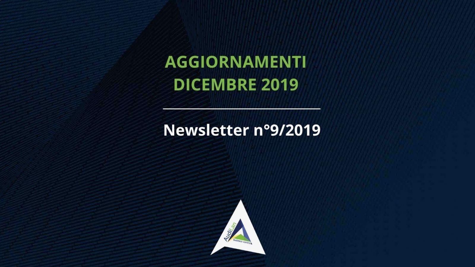 Aggiornamenti Dicembre 2019